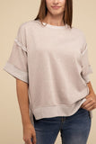 Contrast Trim Drop Shoulder Top | S-XL | 3 Colors!