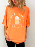 PUMPKIN SPICE SOCIETY Tee  |  S-4X  |  2 colors!  {preorder}