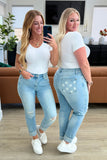 JUDY BLUE Mid-Rise Star Pocket Boyfriend Jeans | sizes 0-15 & 14W-24W