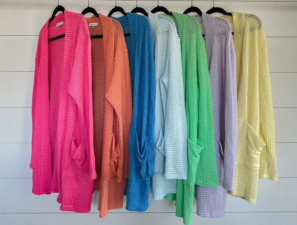 XS-3X SPRING LOLA CARDIGANS - 8 Colors!!  {preorder-end of May}