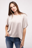 Ribbed Striped Oversized Top | 5 COLORS! | S-XL