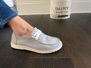 Very G Holly Slip On Sneaker in Grey  (sizes 7-11)