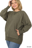 Vintage Love Top in Olive  |  S-3X   {Arriving late Jan}