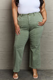 Judy Blue Sage High Waist Front Seam Straight Fit Jeans  |  0/24-15/32 & 14W-22W