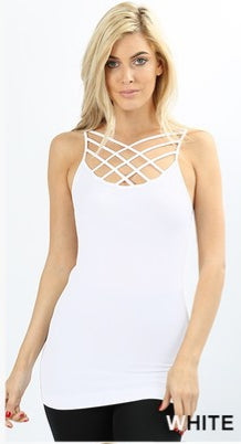 Cross Strap Front Cami Tank