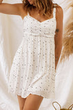 Star Print Ruched Sleeveless Dress  |  S-XL