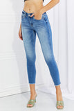 Vervet by Flying Monkey Never Too Late Raw Hem Cropped Jeans | Sizes 0/24-15/32 & 14W-22W