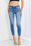 Vervet by Flying Monkey Never Too Late Raw Hem Cropped Jeans | Sizes 0/24-15/32 & 14W-22W
