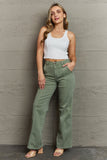 Judy Blue Sage High Waist Front Seam Straight Fit Jeans  |  0/24-15/32 & 14W-22W