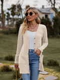Ribbed Button-UP Cardigan with Pockets  |  S-2X  |  SEVEN Colors!