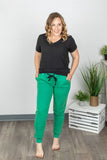 IN STOCK Vintage Wash Joggers - Emerald