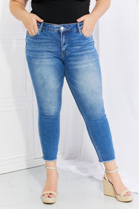 Vervet by Flying Monkey Never Too Late Raw Hem Cropped Jeans | Sizes 0/24-15/32 & 14W-22W