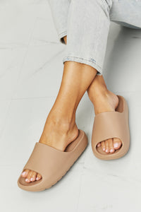 NOOK JOI In My Comfort Zone Slides in Beige | Sizes 6 - 10