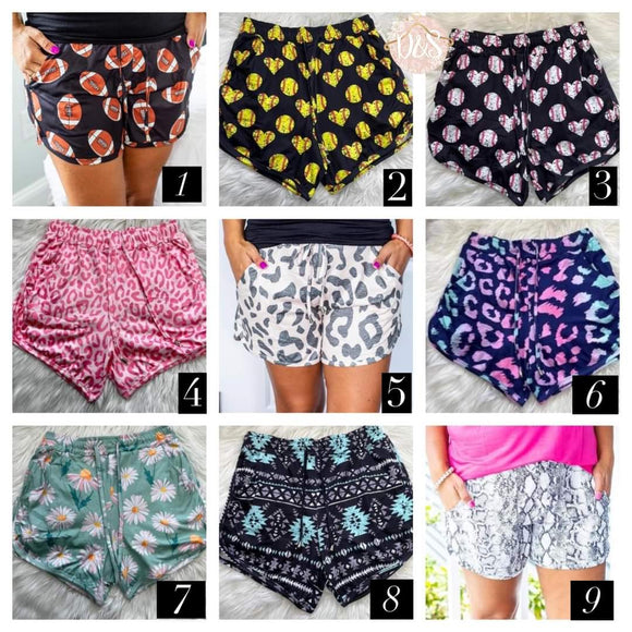 XS-3X PREORDER - Lounge Shorts  | 9 OPTIONS!