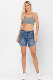 Judy Blue High-Waist Mid-Thigh Shorts    150052
