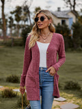 Ribbed Button-UP Cardigan with Pockets  |  S-2X  |  SEVEN Colors!