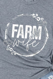 FARM WIFE Graphic Tee Shirt