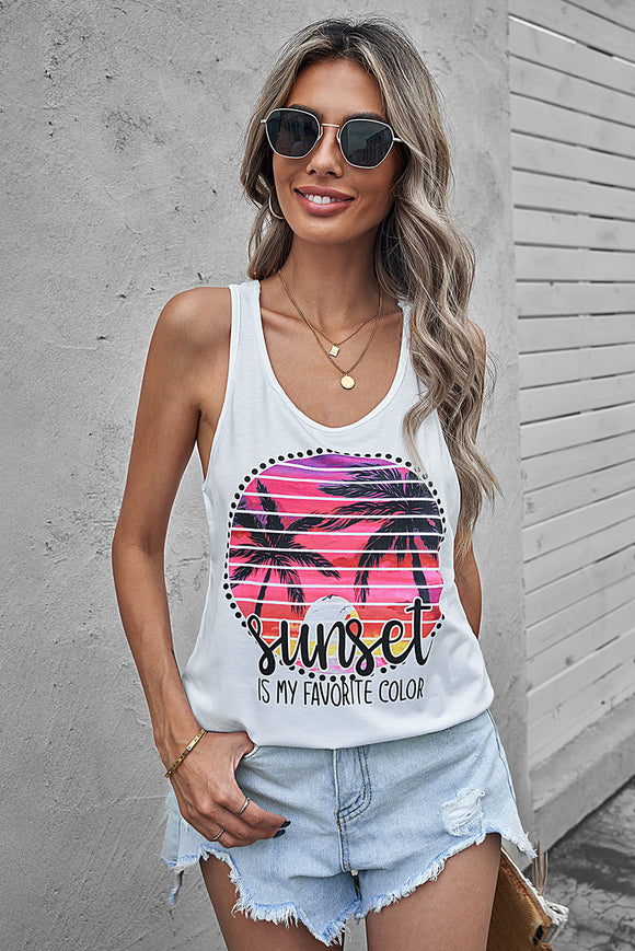 Sunset Is My Favorite Color Tank  |  S-2X