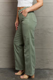 Judy Blue Sage High Waist Front Seam Straight Fit Jeans  |  0/24-15/32 & 14W-22W