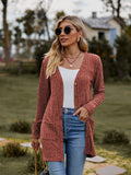 Ribbed Button-UP Cardigan with Pockets  |  S-2X  |  SEVEN Colors!