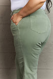 Judy Blue Sage High Waist Front Seam Straight Fit Jeans  |  0/24-15/32 & 14W-22W